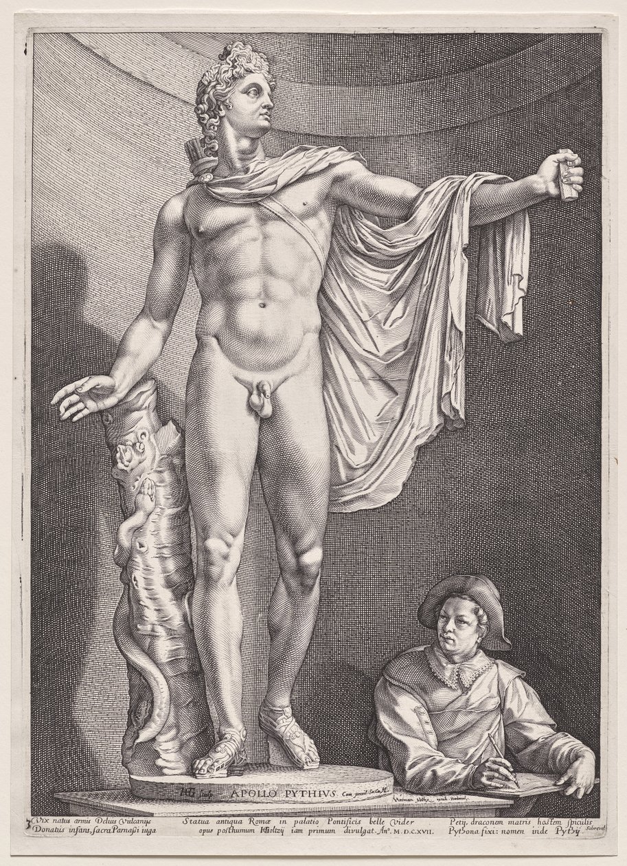 Apolo de Belvedere de Hendrick Goltzius