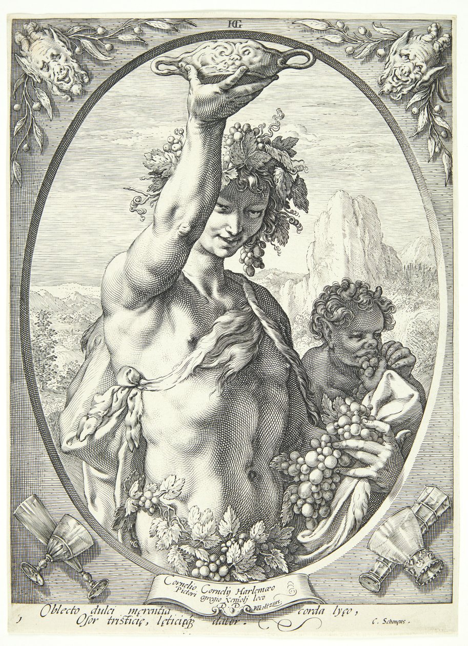 Baco de Hendrick Goltzius