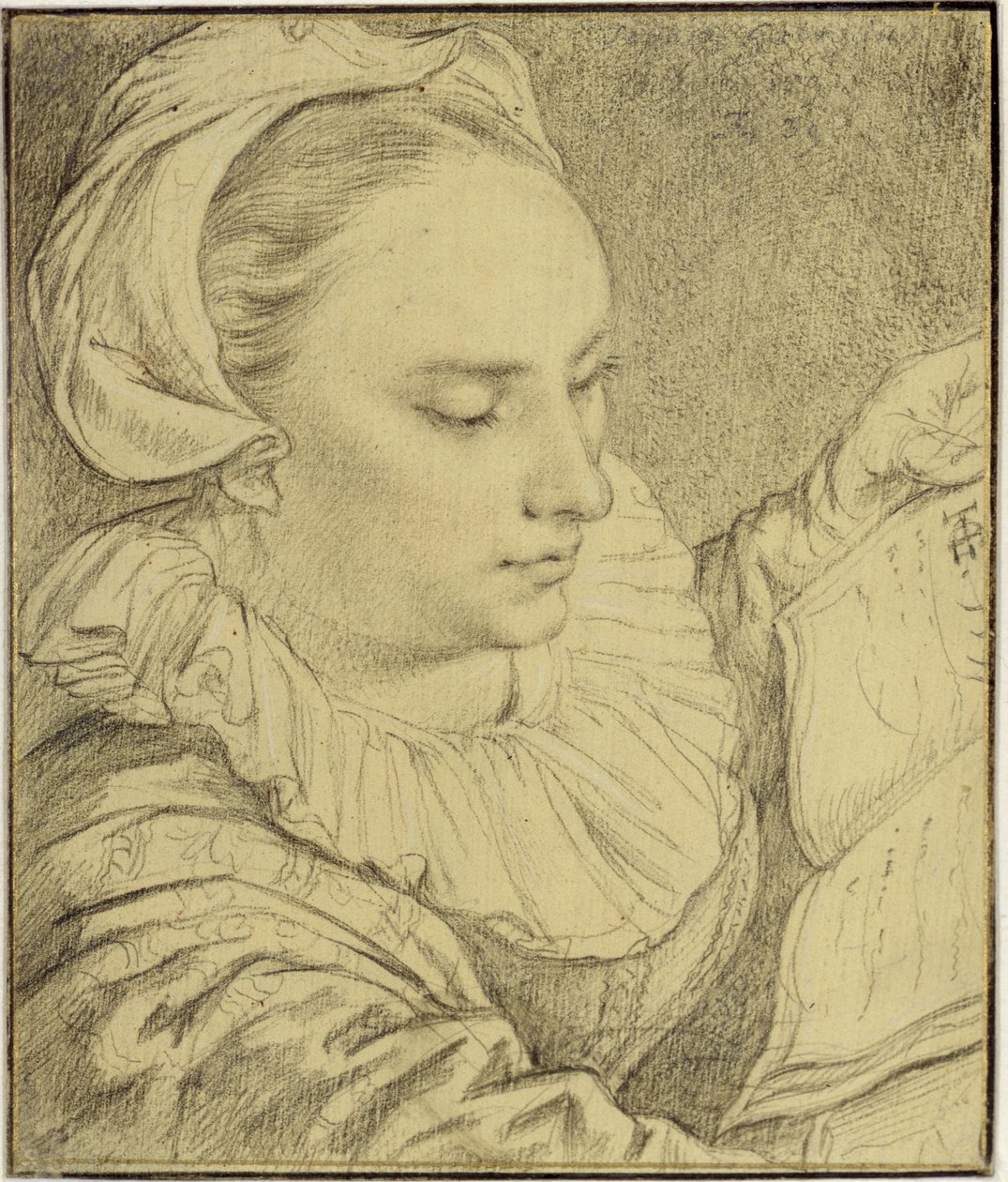 Retrato de Sophia Drebbel, hermana de Hendrick Goltzius de Hendrick Goltzius