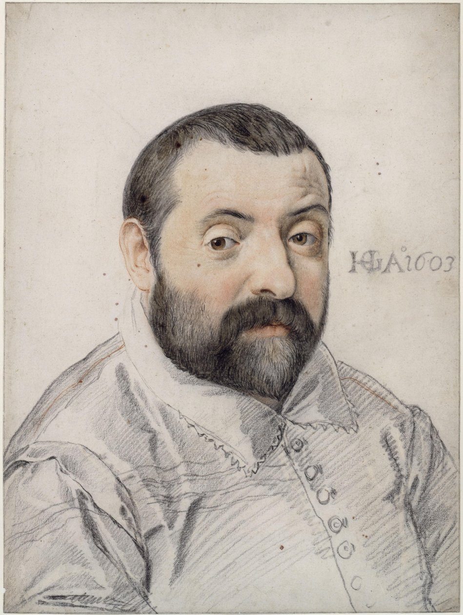 Retrato de Jacopo Palma el Joven de Hendrick Goltzius