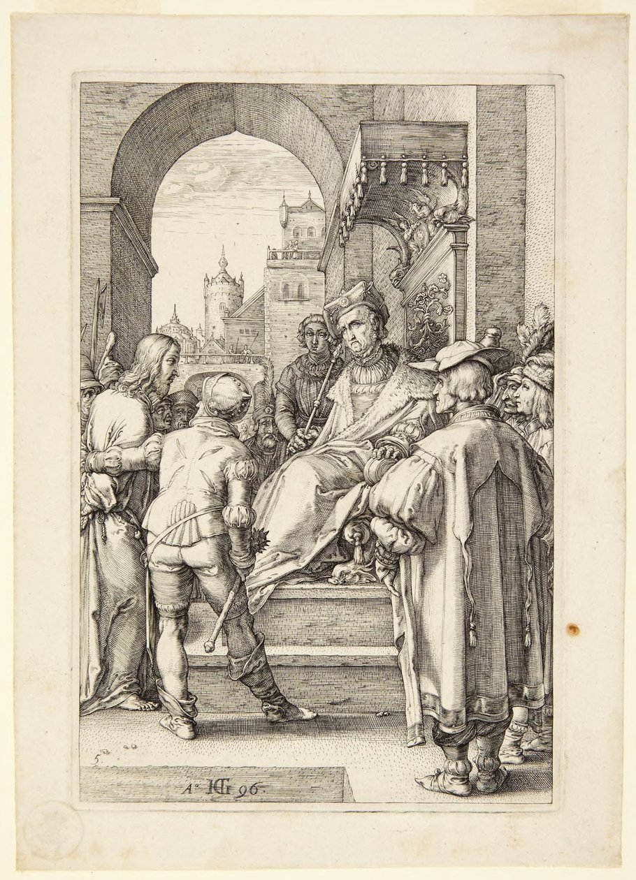 Cristo ante Pilato de Hendrick Goltzius