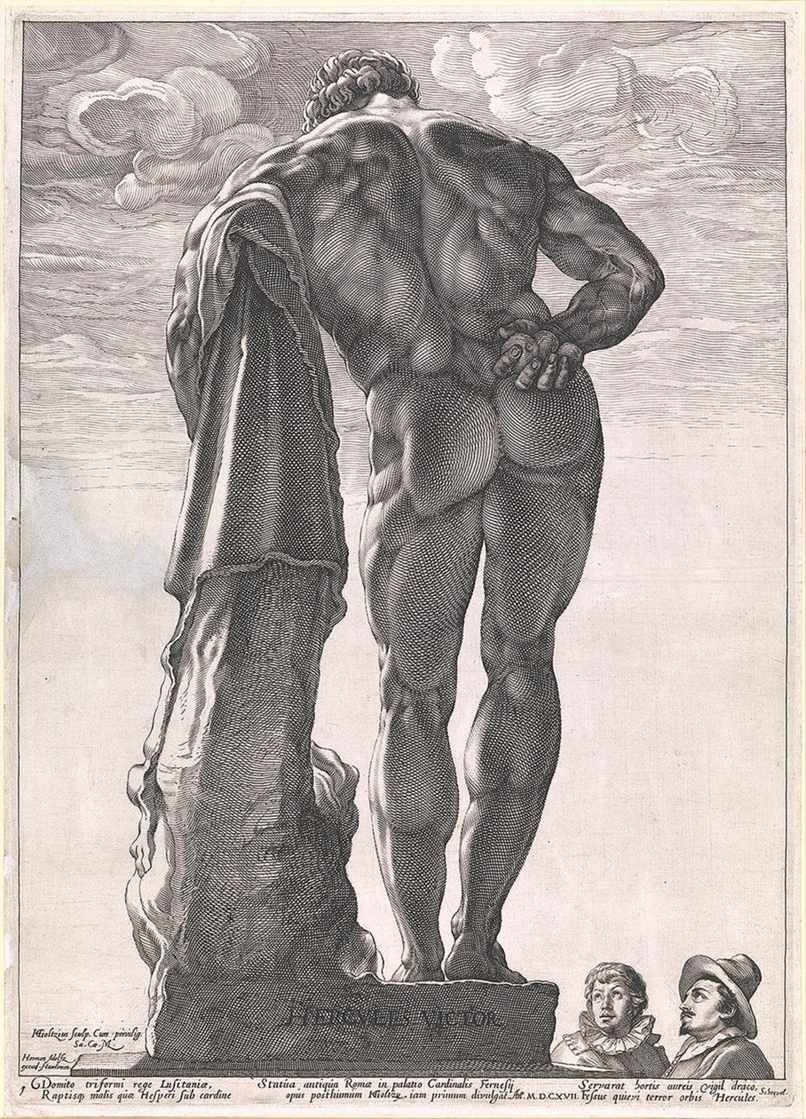 El Hércules Farnese de Hendrick Goltzius