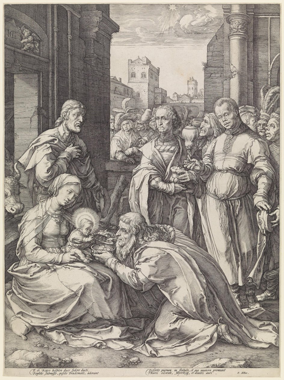 Los tres Reyes Magos de Hendrick Goltzius