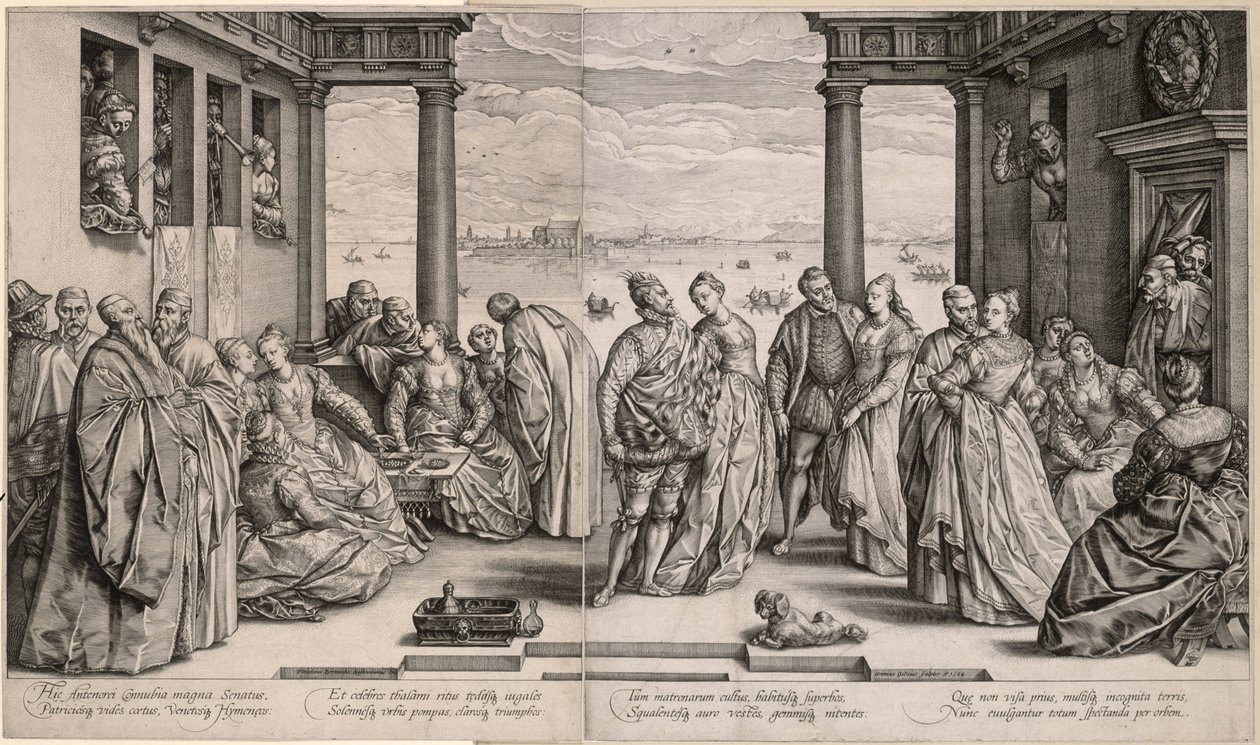 La boda de Antenor (Boda veneciana) de Hendrick Goltzius