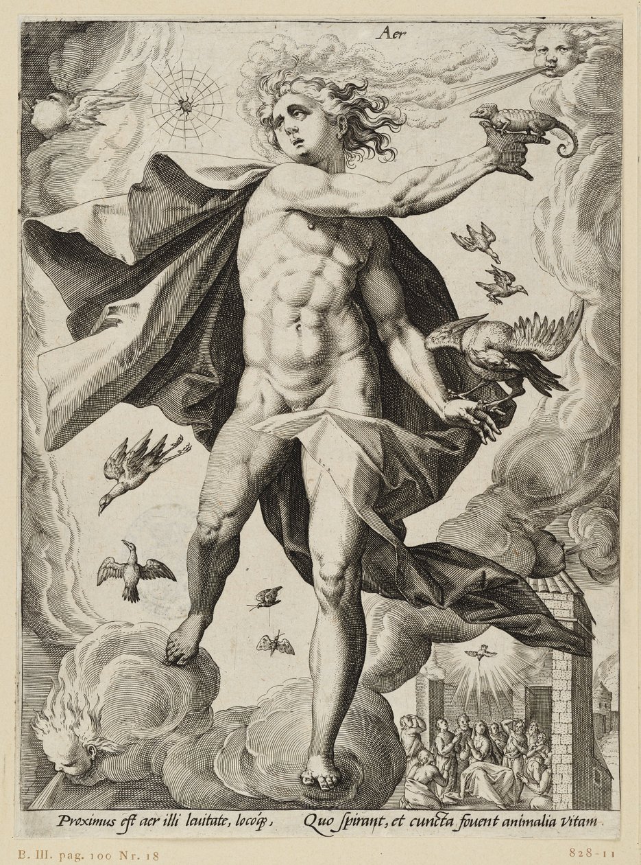 Los cuatro elementos: El aire de Hendrick Goltzius