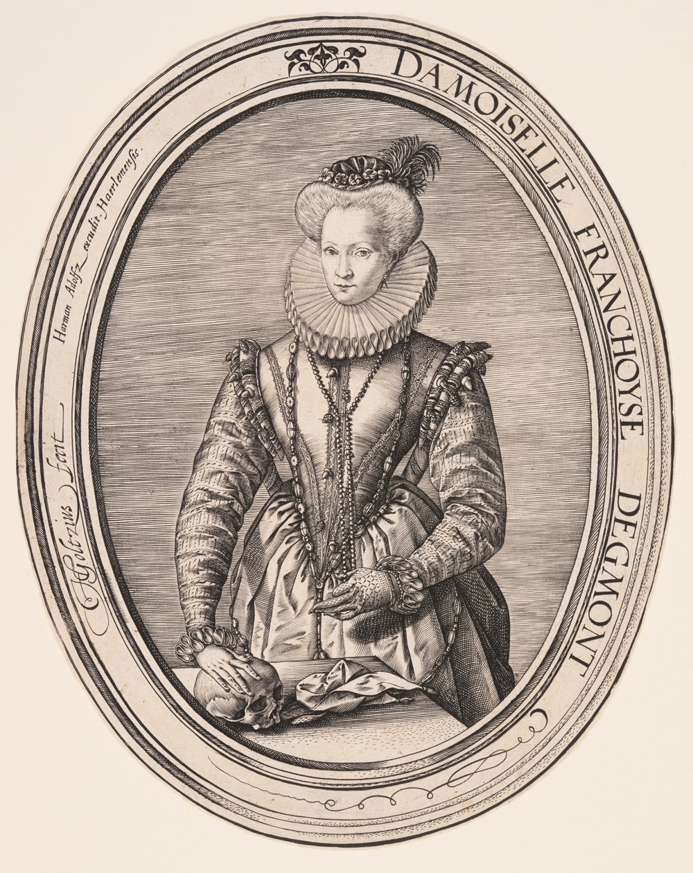 Françoise van Egmond de Hendrick Goltzius