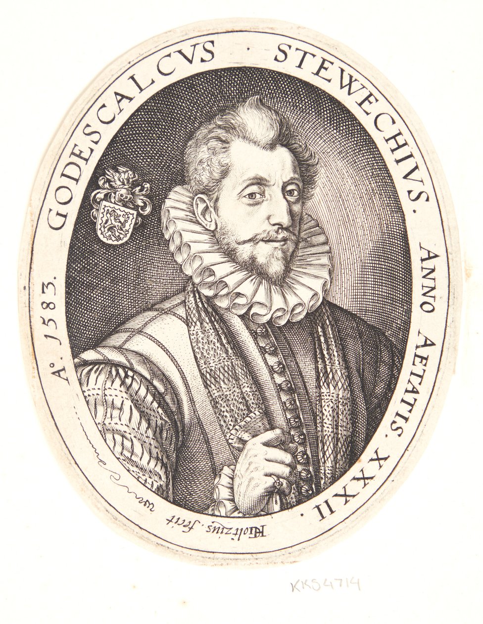 Godescalcus Stewechius de Hendrick Goltzius