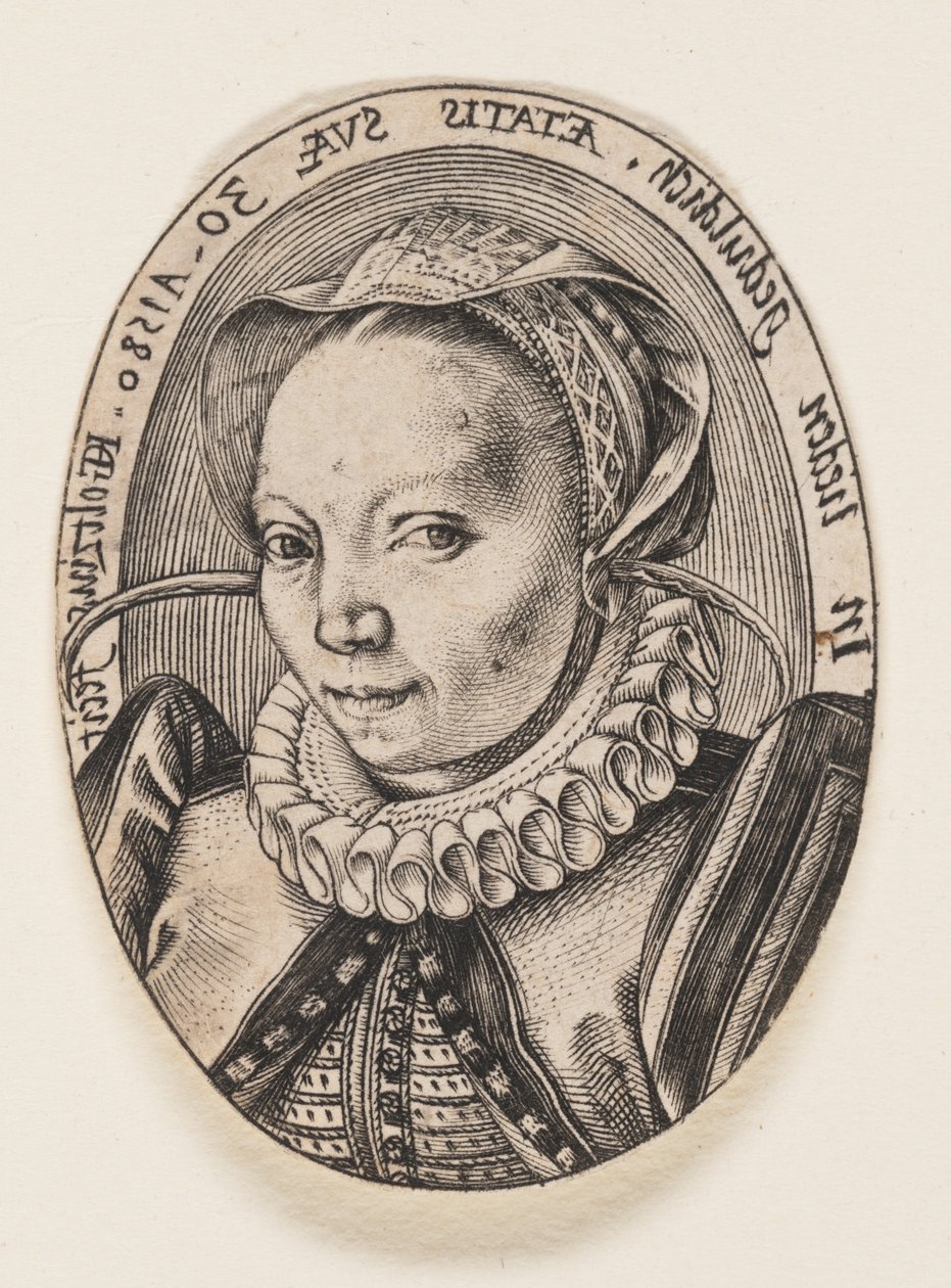 Grietgen Jansdochter, esposa del artista de Hendrick Goltzius