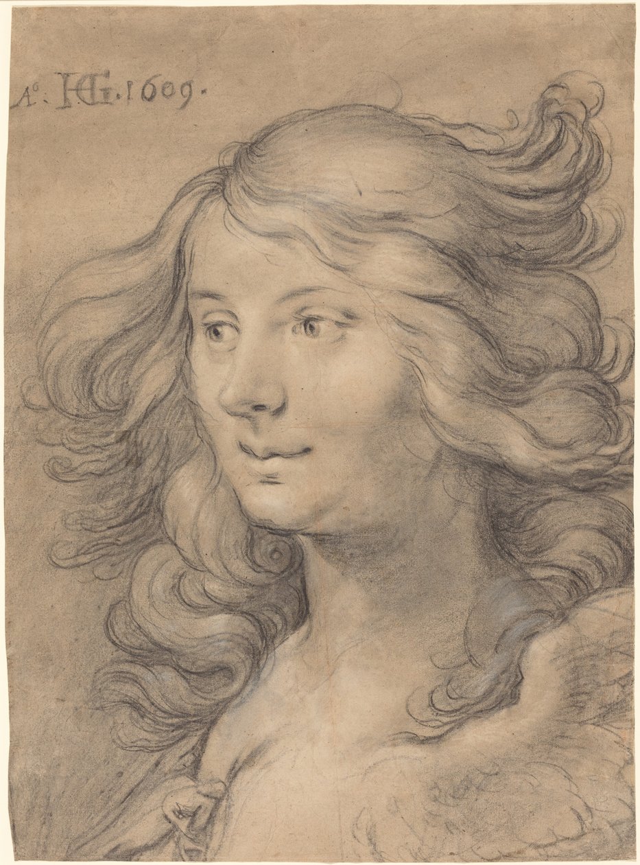 Cabeza de sirena de Hendrick Goltzius
