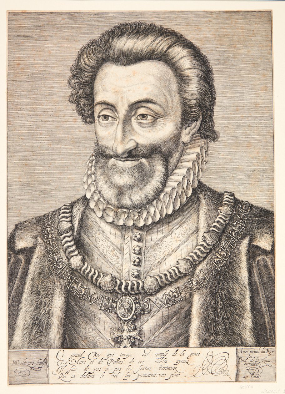 Enrique IV, rey de Francia de Hendrick Goltzius