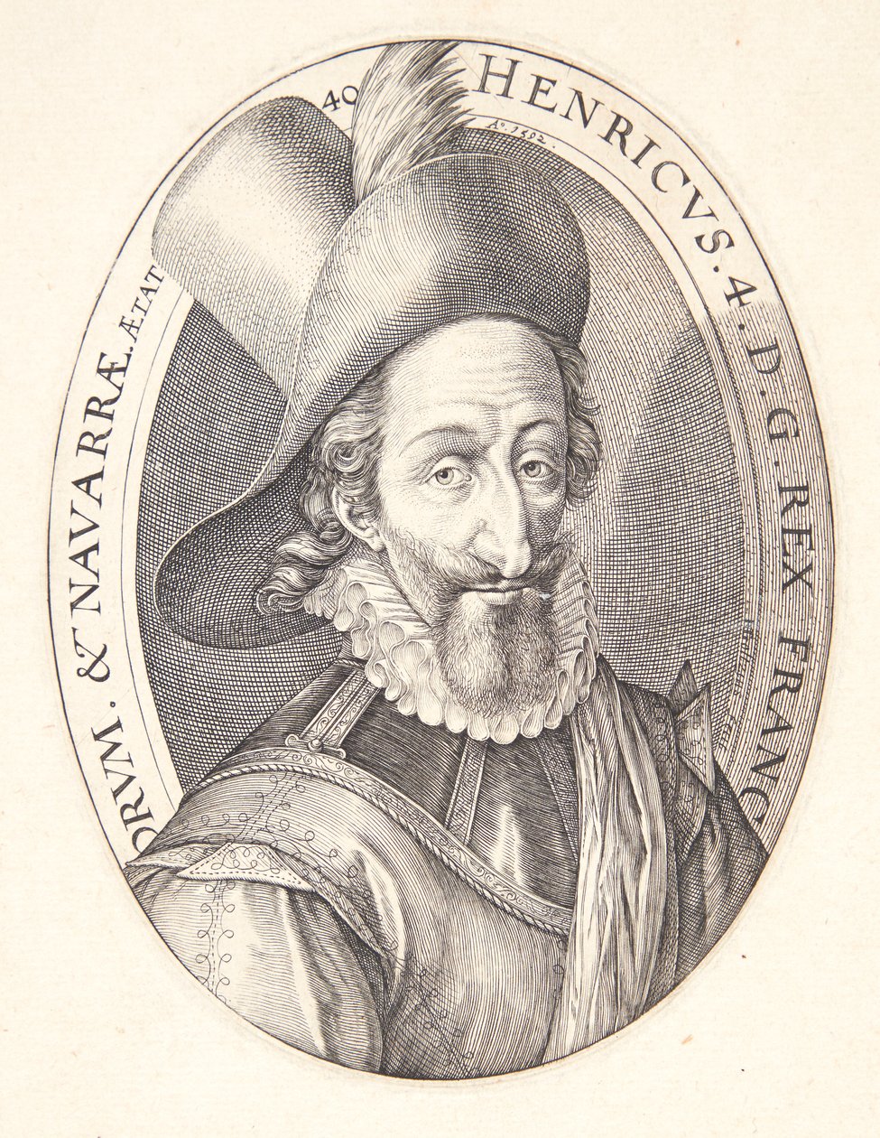 Enrique IV, rey de Francia de Hendrick Goltzius