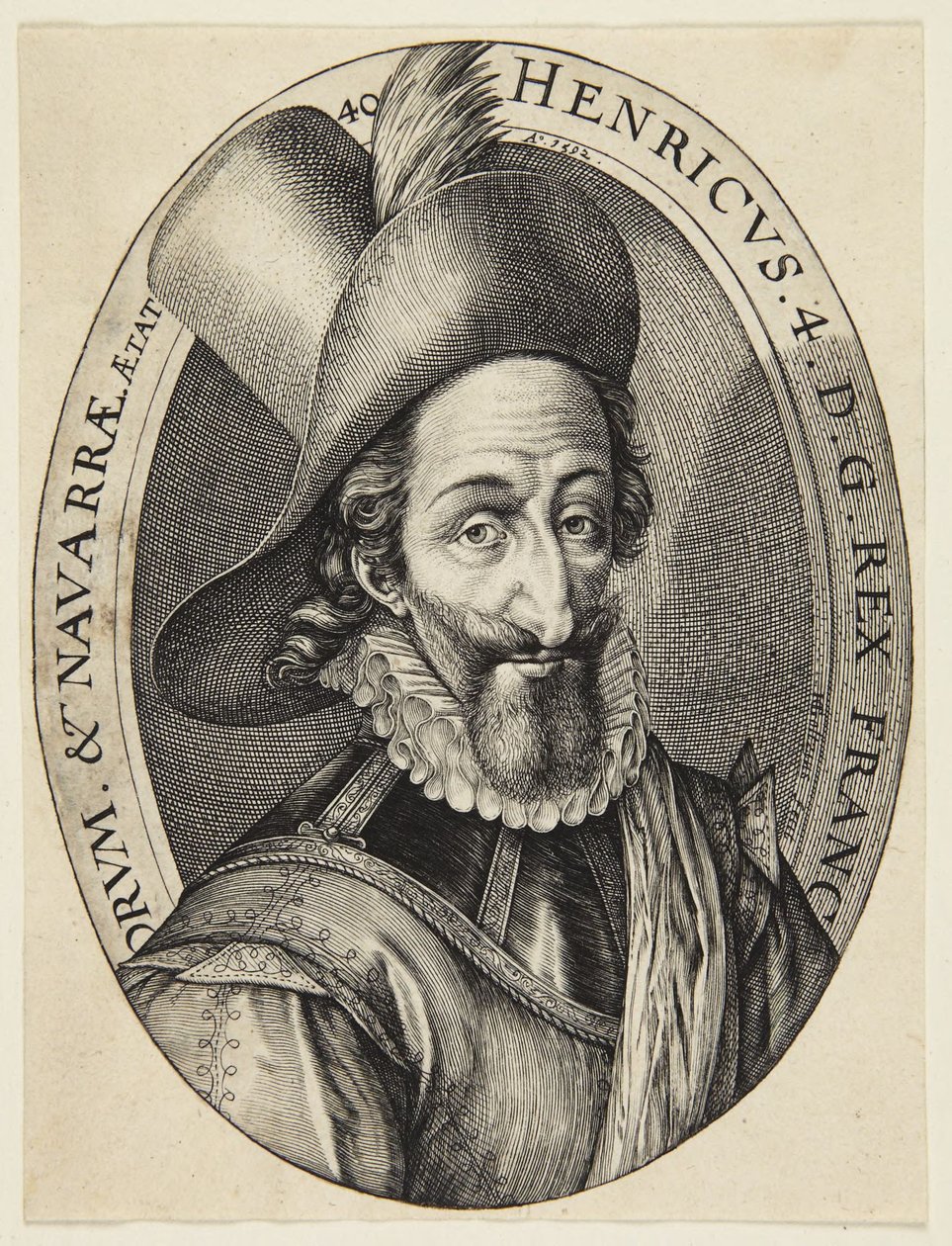 Enrique IV, rey de Francia de Hendrick Goltzius