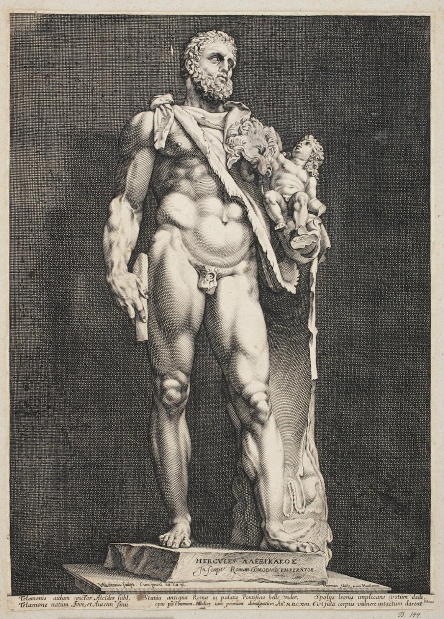 Hércules y Télefo de Hendrick Goltzius