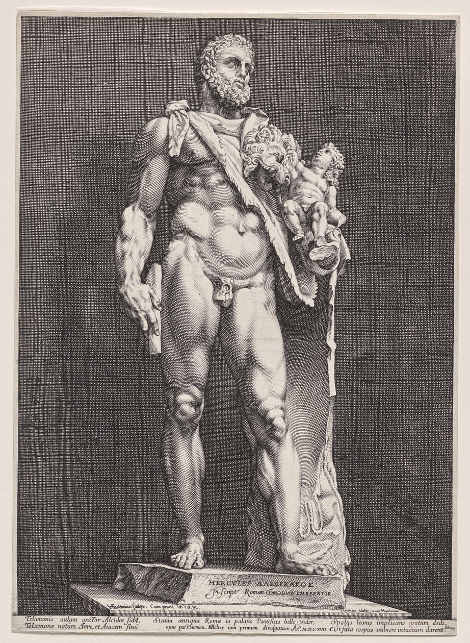 Hércules y Telefo de Hendrick Goltzius