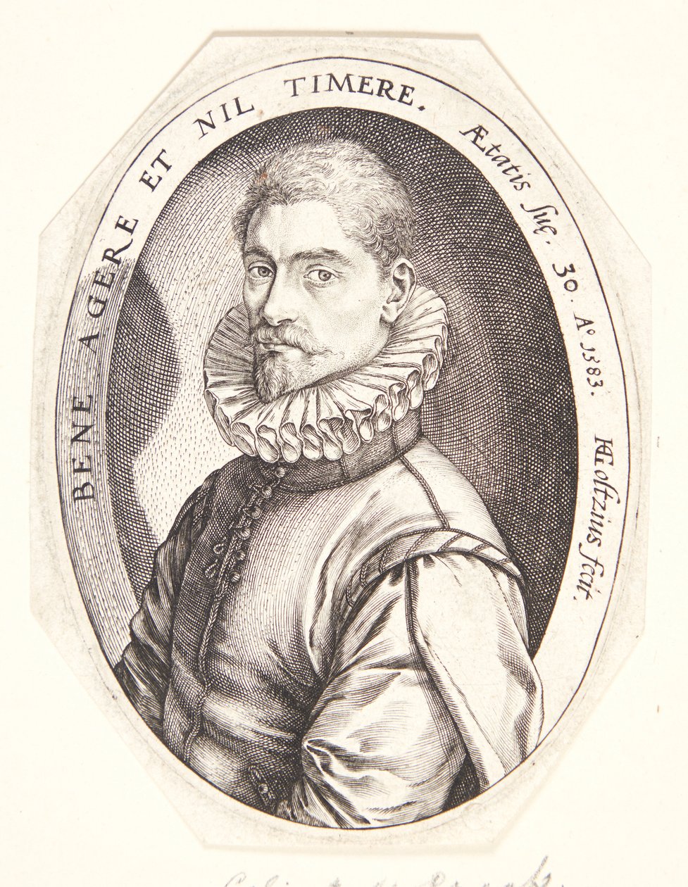 Hieronymus Scholiers de Hendrick Goltzius