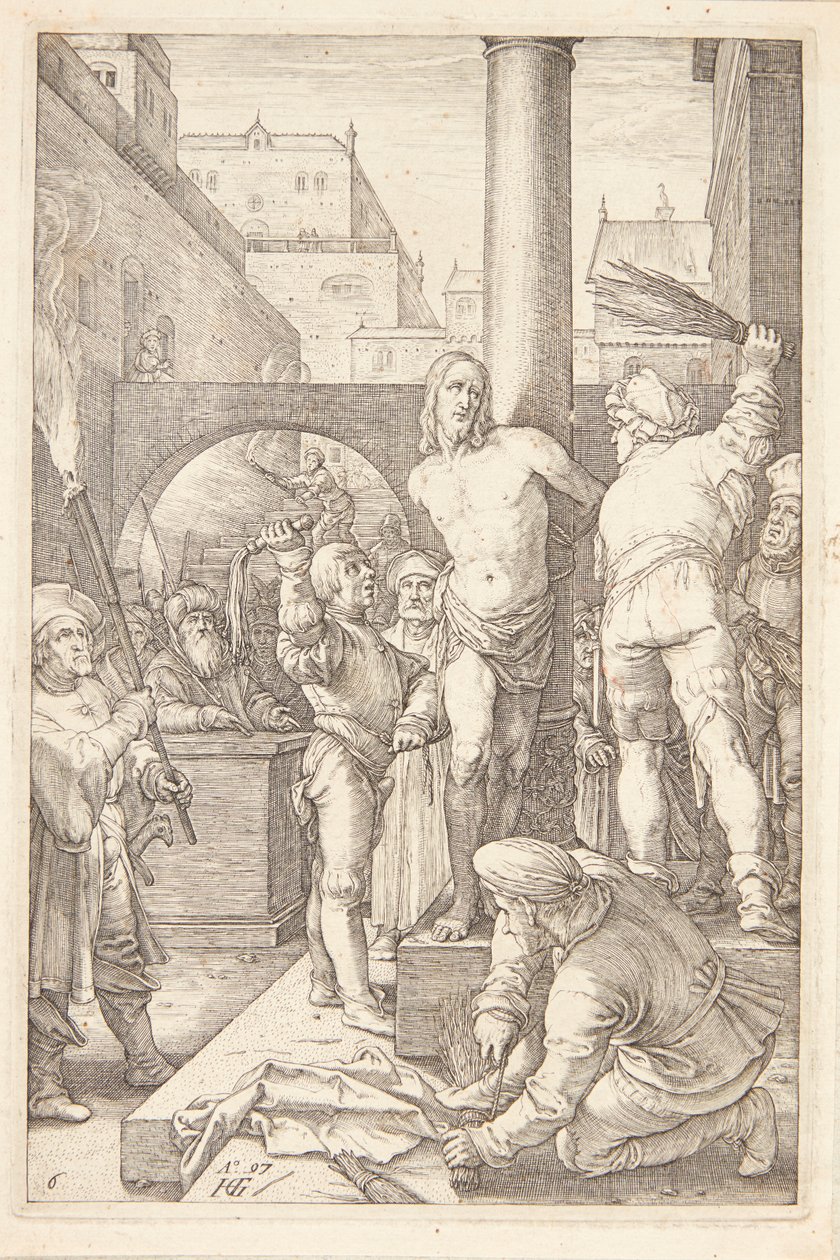El desollamiento de Hendrick Goltzius