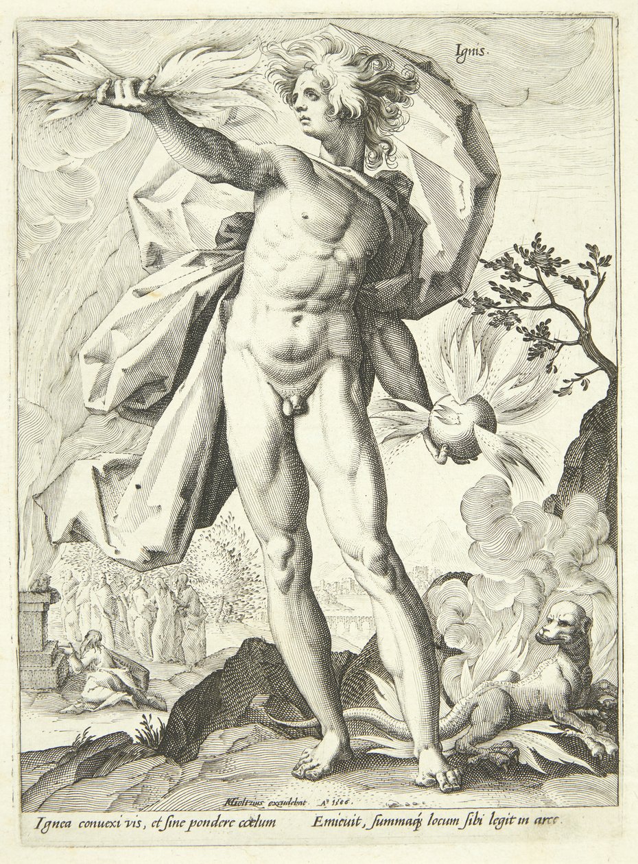 Fuego (Ignis) de Hendrick Goltzius
