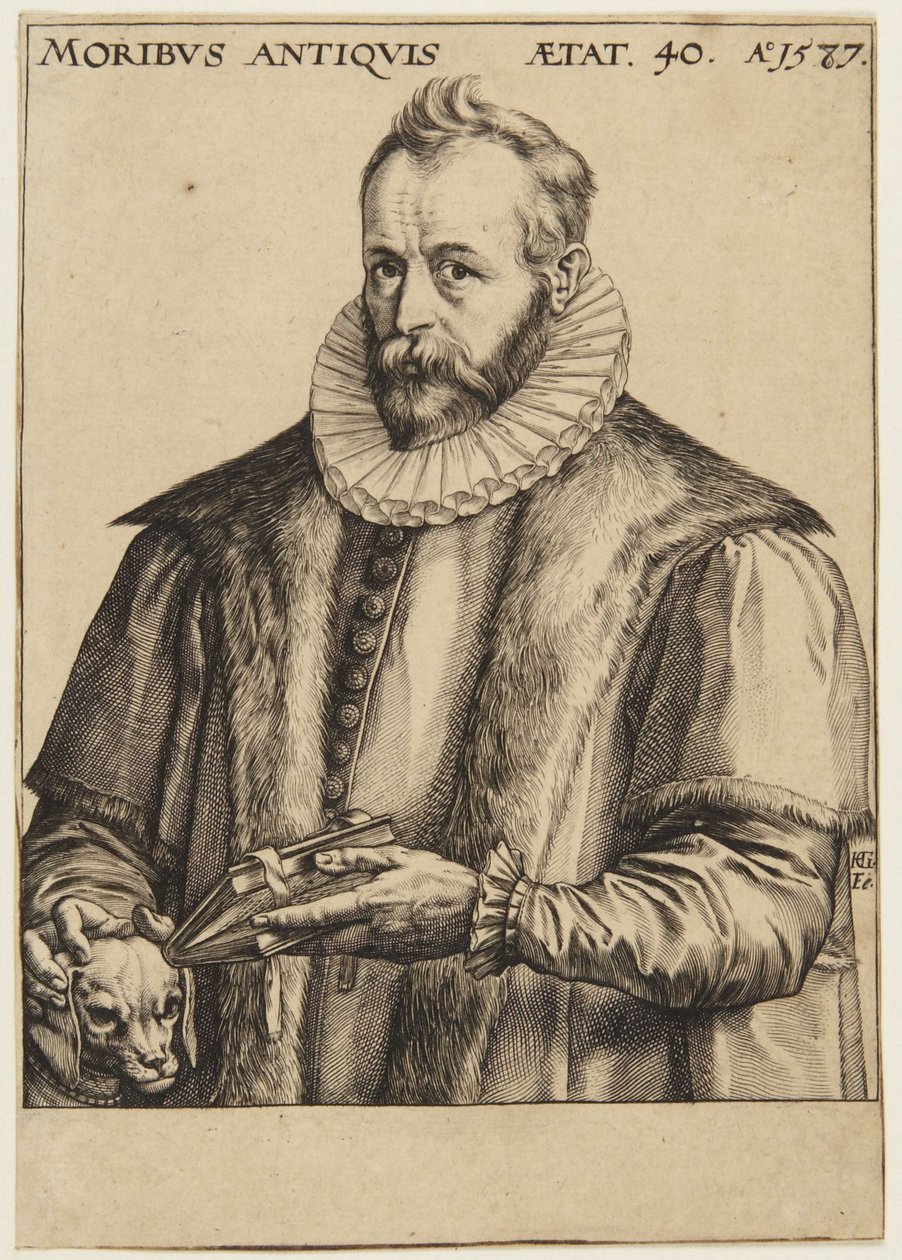 Justus Lipsius de Hendrick Goltzius