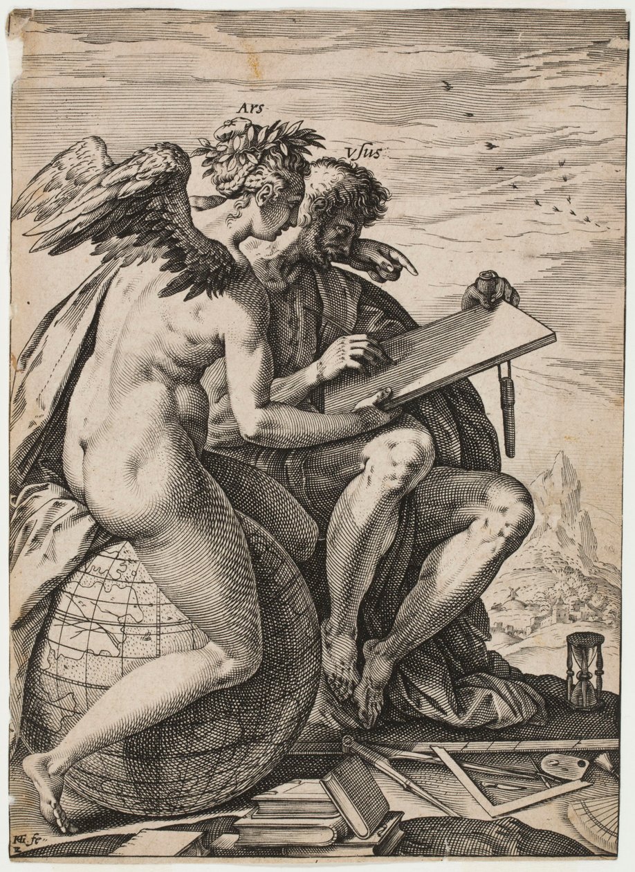 Arte y práctica (Ars, Usus) de Hendrick Goltzius