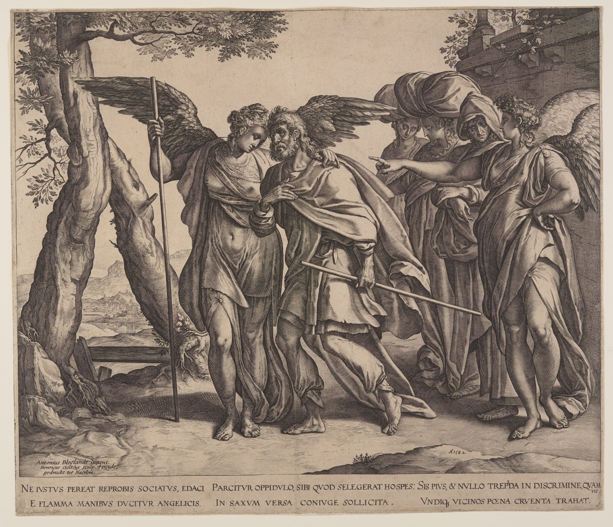 Lot y sus hijas de Hendrick Goltzius