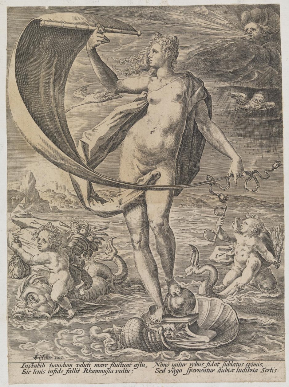 La fortuna (Instabili tumidum veluti ...) de Hendrick Goltzius