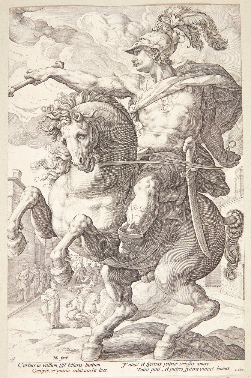 Marco Curcio de Hendrick Goltzius