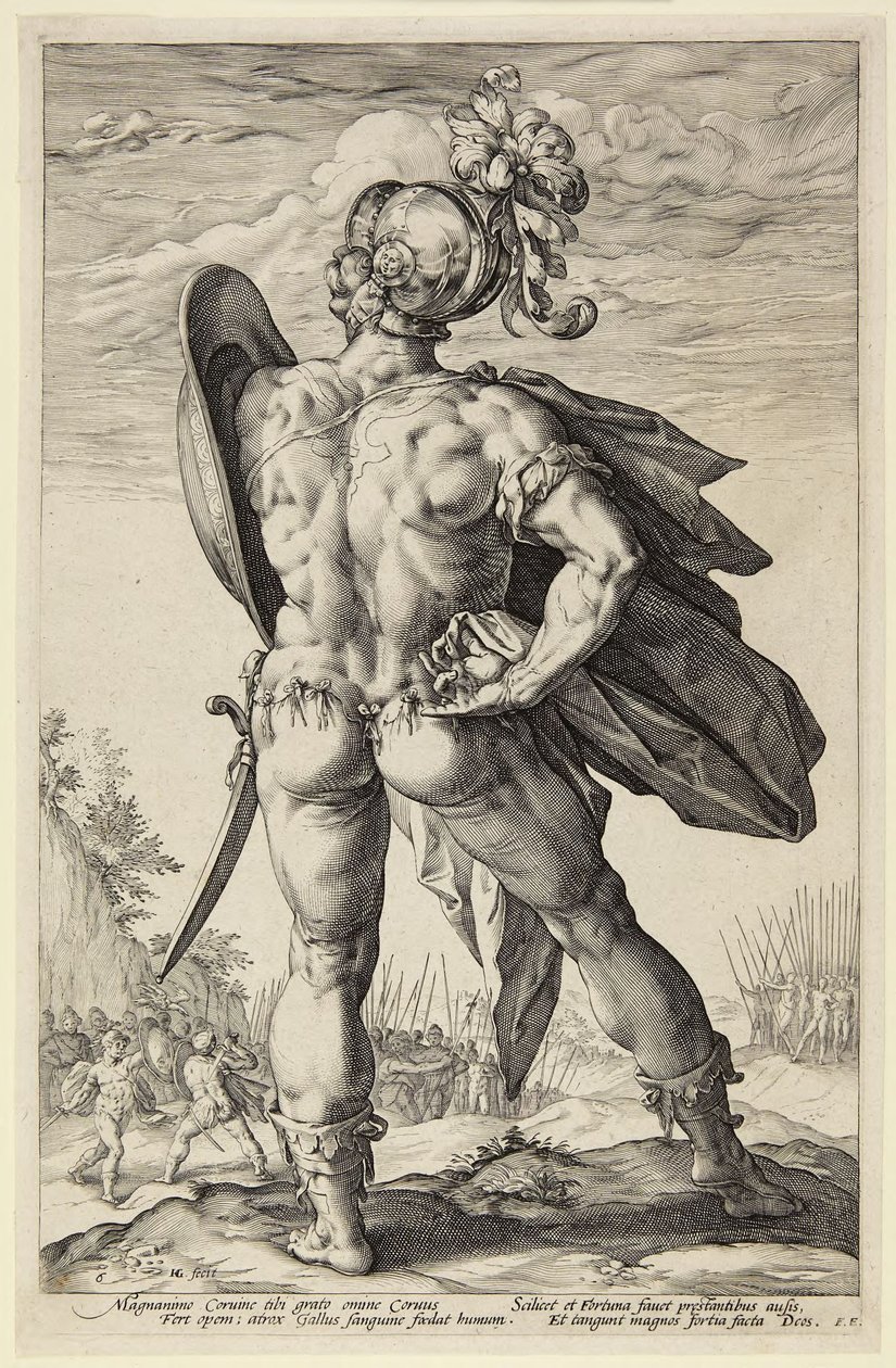 Marco Valerio Corvus de Hendrick Goltzius