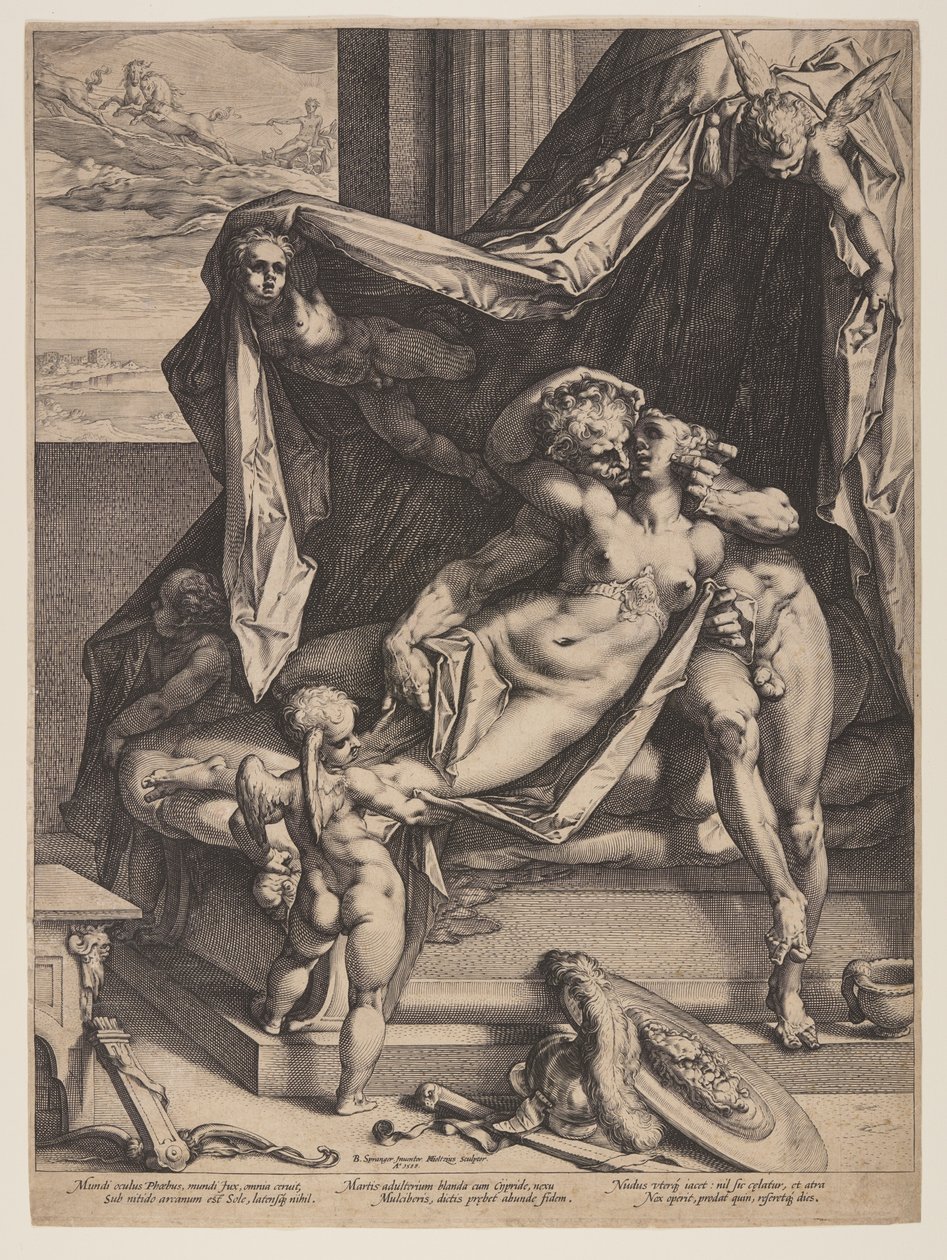 Marte y Venus de Hendrick Goltzius