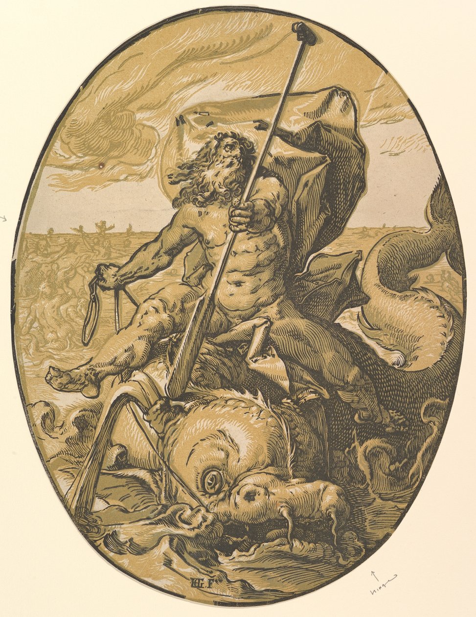 Océano de Hendrick Goltzius