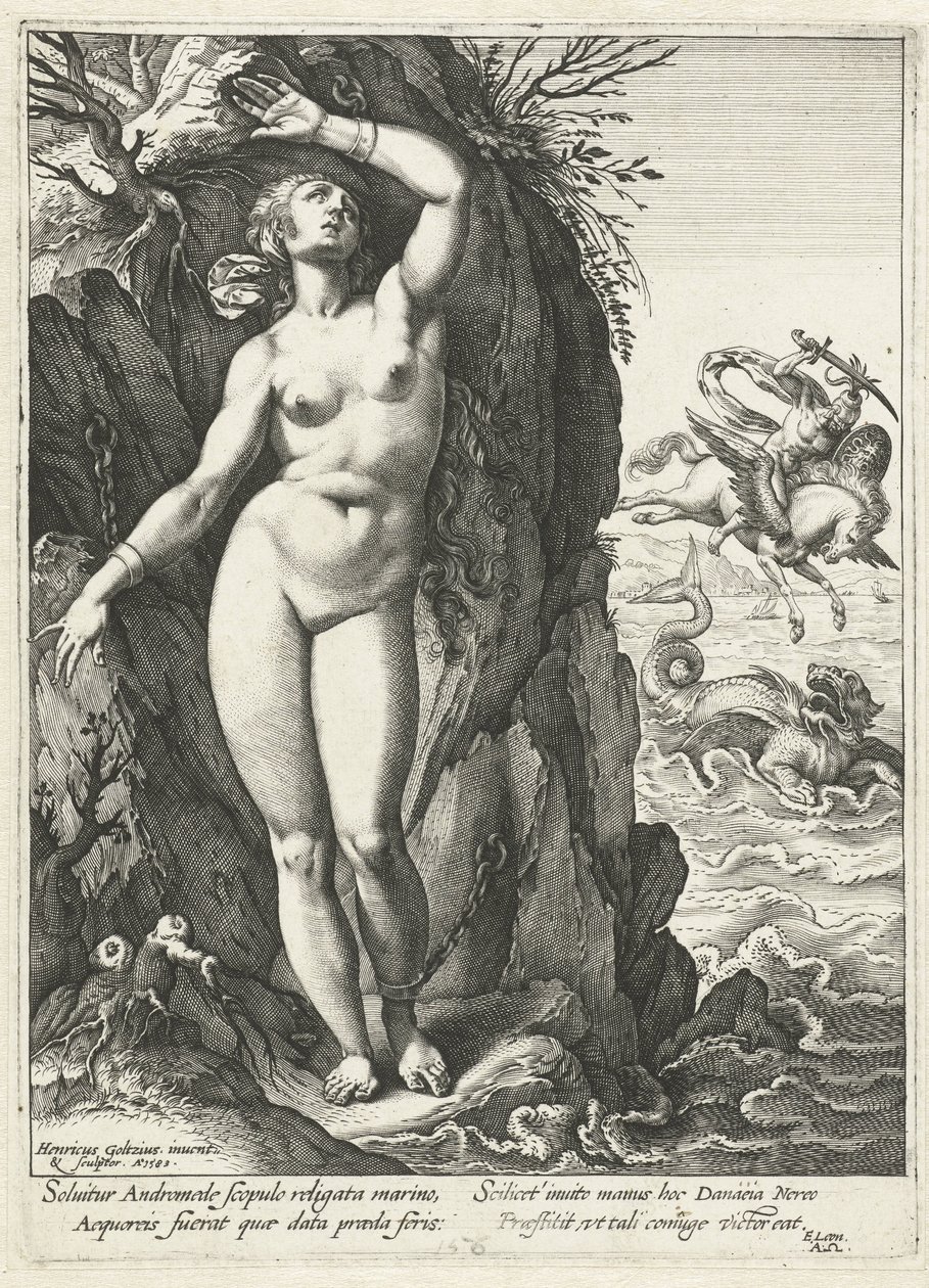 Perseus en Andromeda de Hendrick Goltzius
