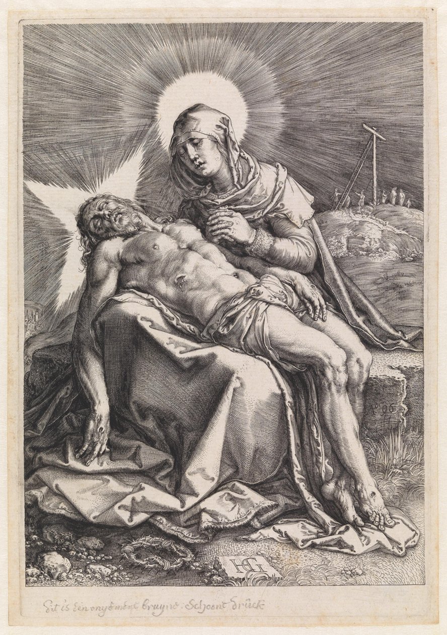 Piedad de Hendrick Goltzius