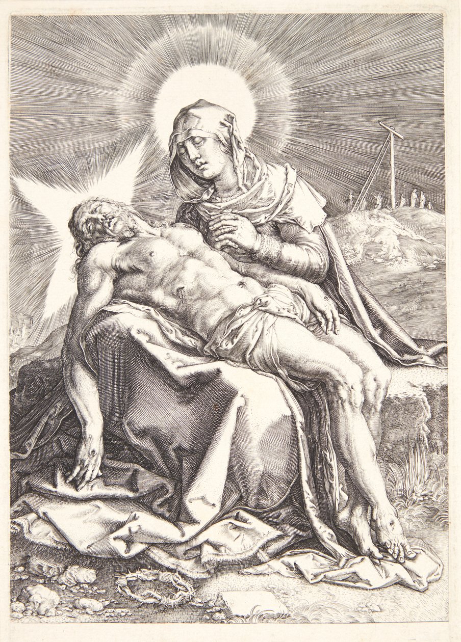 Piedad de Hendrick Goltzius