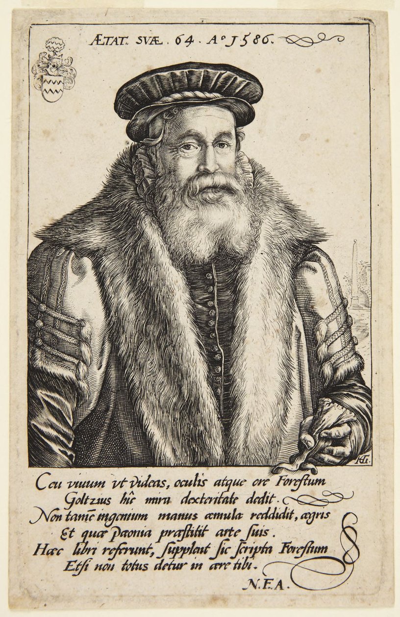 Pieter van Foreest de Hendrick Goltzius