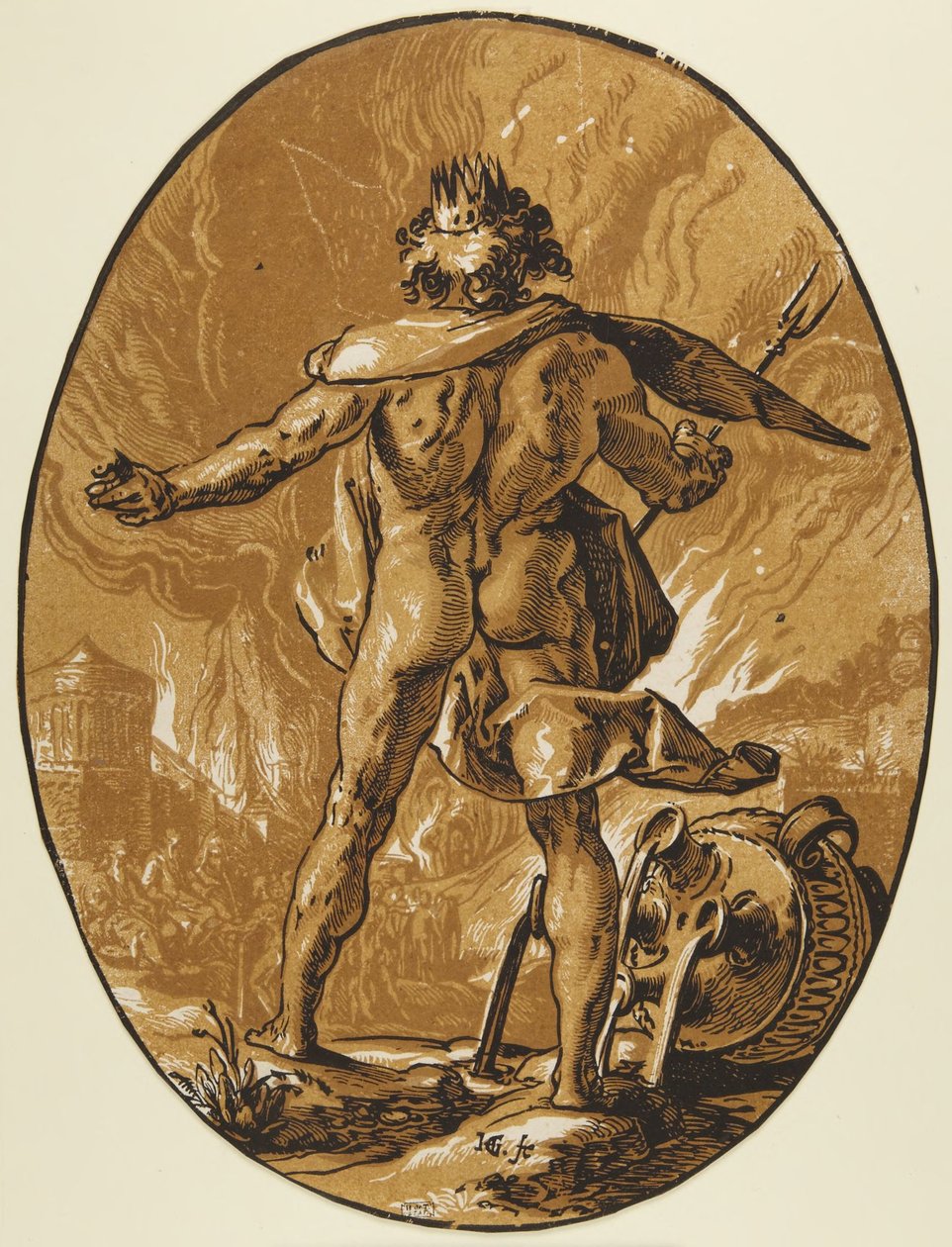 Pluto de Hendrick Goltzius