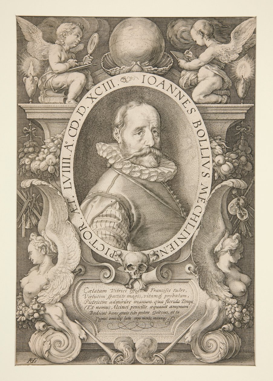 Retrato de Hans Bola de Hendrick Goltzius