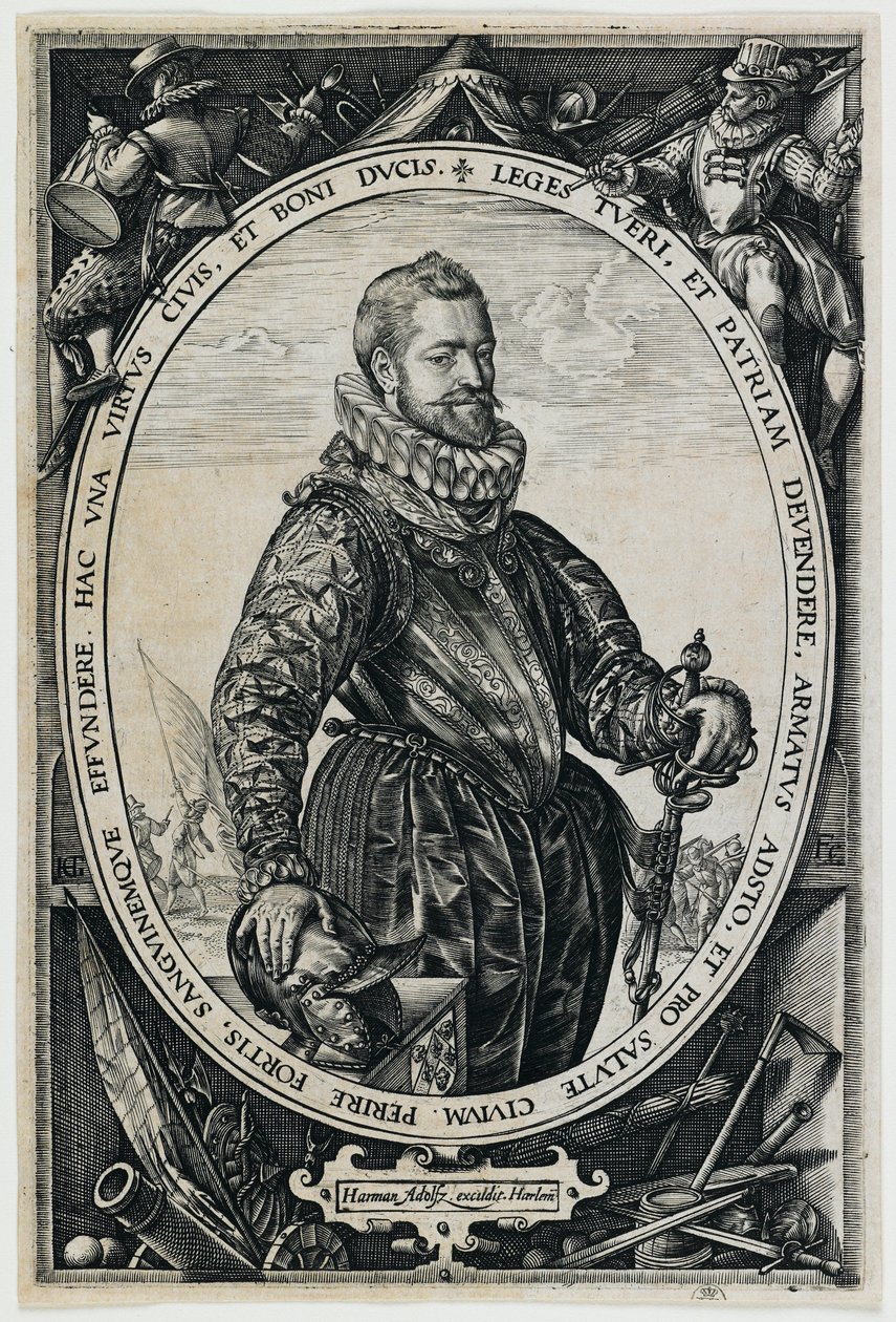 Retrato de Jacques de la Faille de Hendrick Goltzius