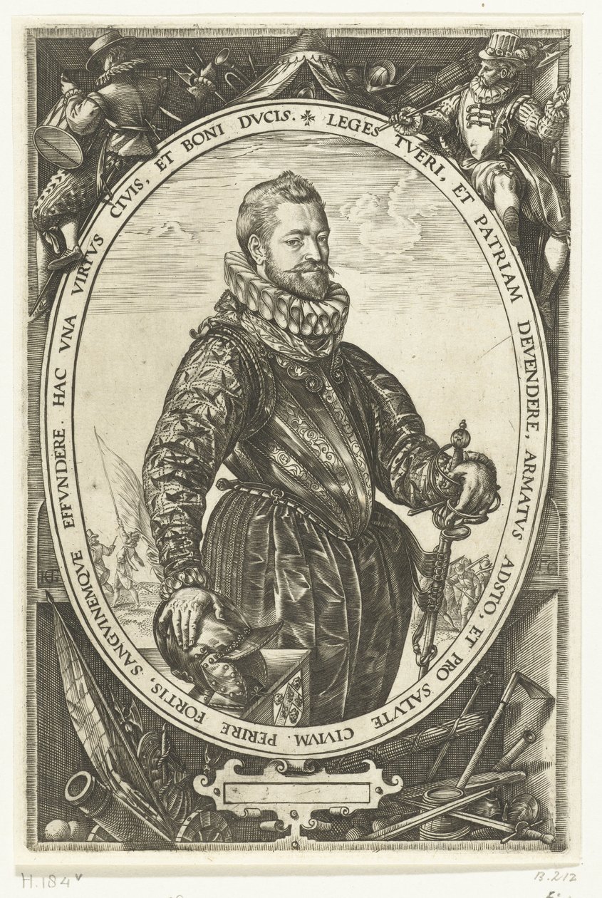 Retrato de Jacques de la Faille de Hendrick Goltzius