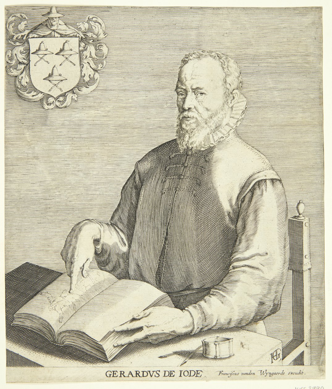 Retrato de Gerard de Jode de Hendrick Goltzius