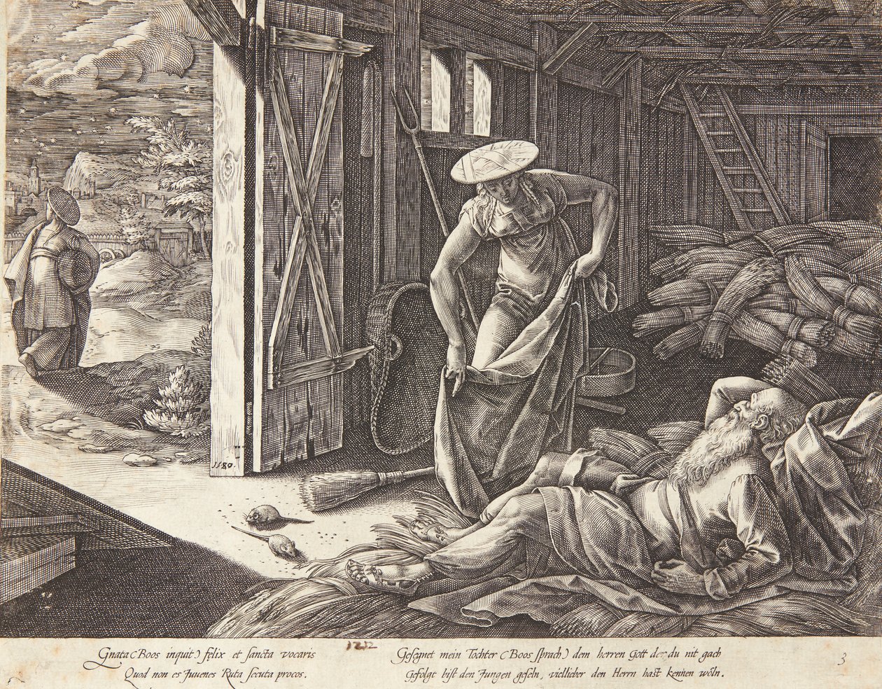 Rut y Booz en la era de Hendrick Goltzius