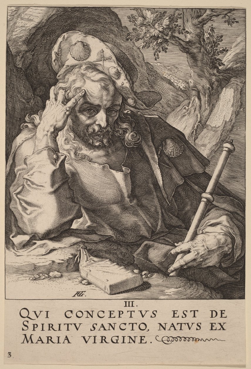 Santiago el Mayor de Hendrick Goltzius
