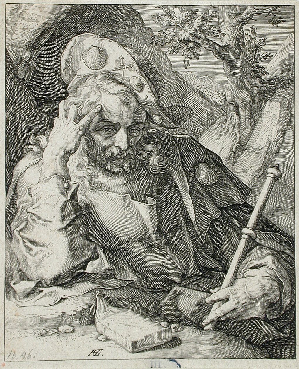 Santiago el Mayor de Hendrick Goltzius