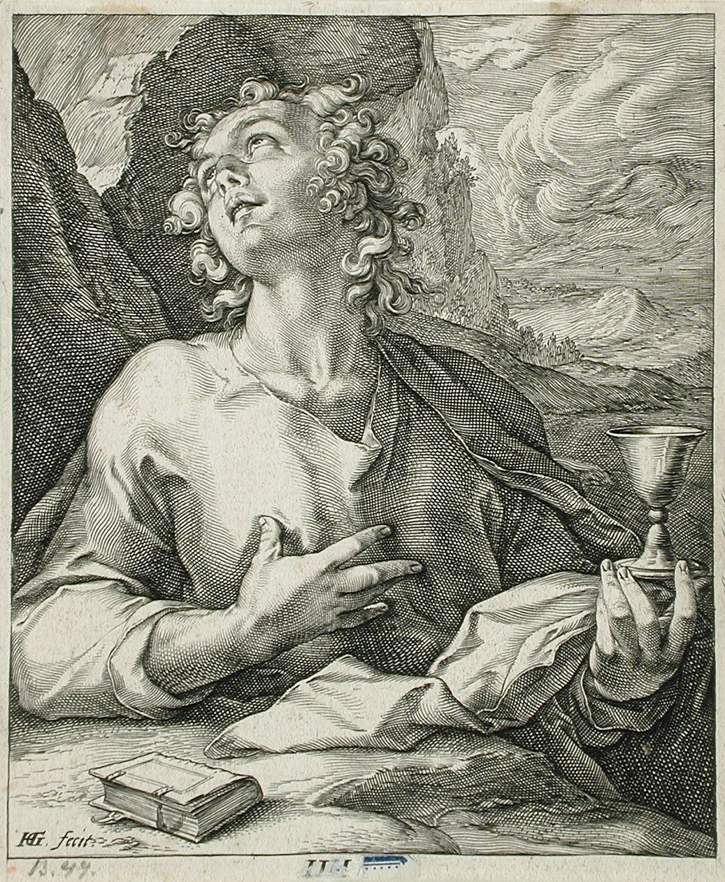 San Juan Evangelista de Hendrick Goltzius