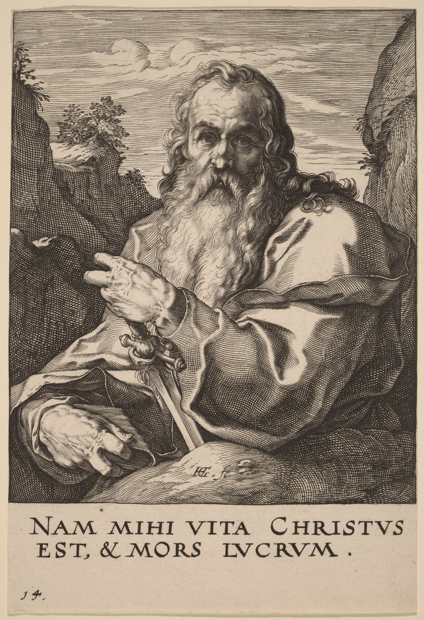 San Pablo de Hendrick Goltzius