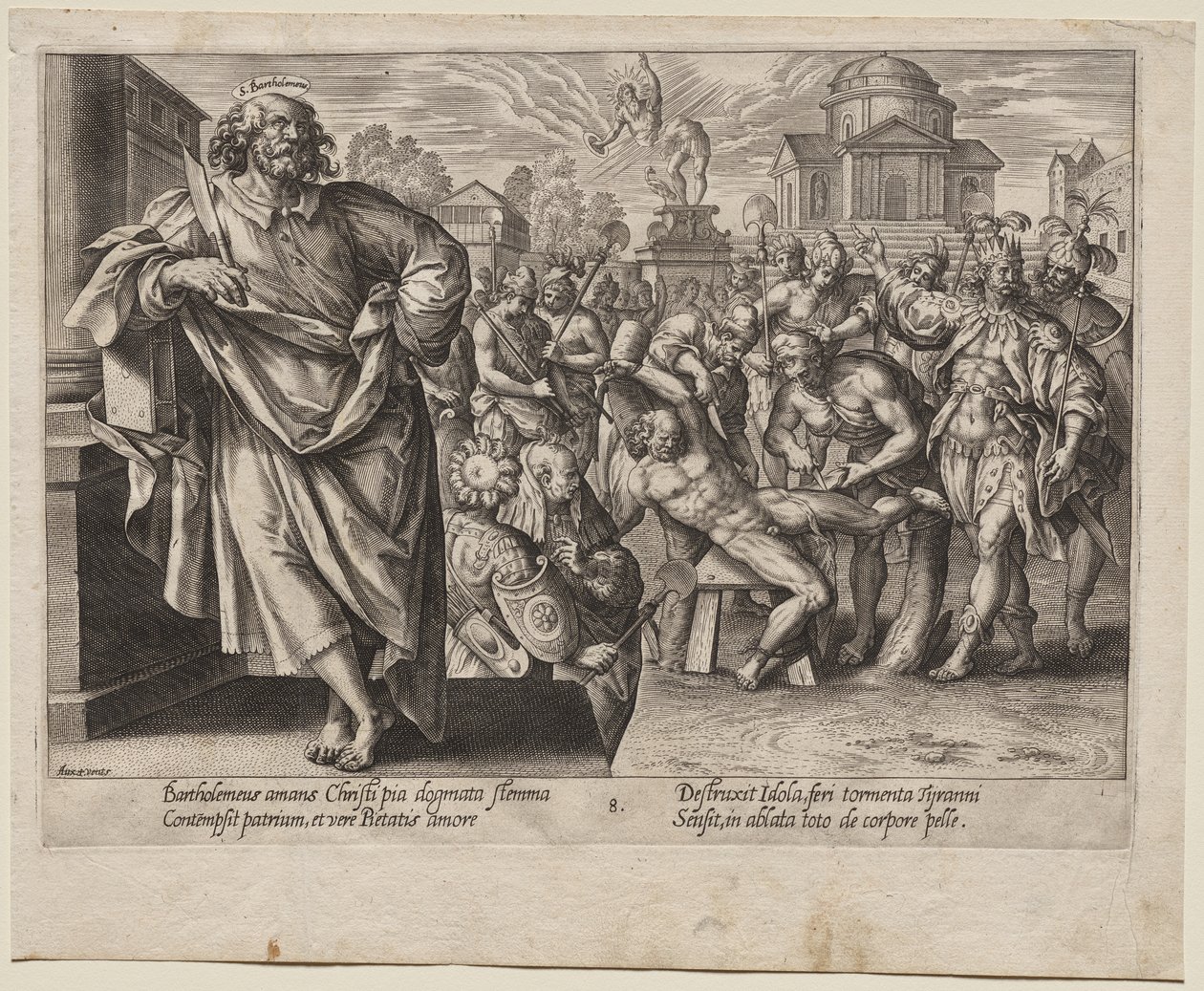 San Bartolomé de Hendrick Goltzius