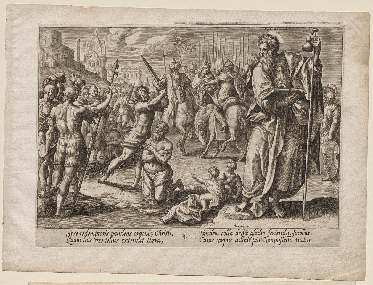 Santiago el Grande de Hendrick Goltzius