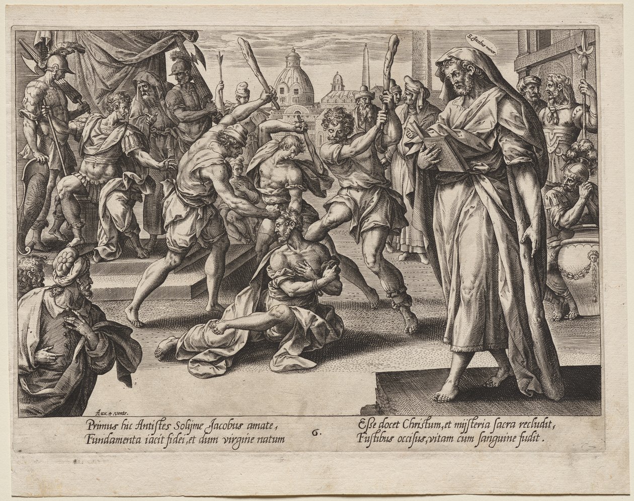 Santiago el Menor de Hendrick Goltzius
