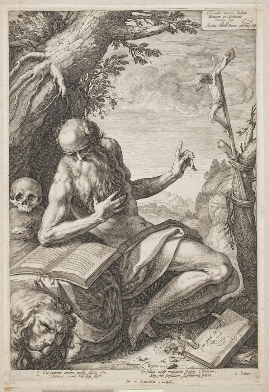 San Jerónimo de Hendrick Goltzius