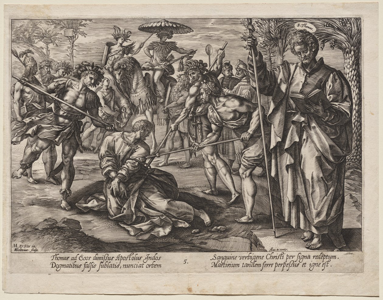 Santo Tomás de Hendrick Goltzius