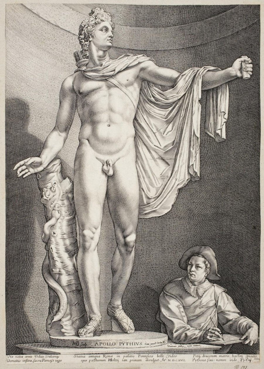 El Apolo Belvedere de Hendrick Goltzius