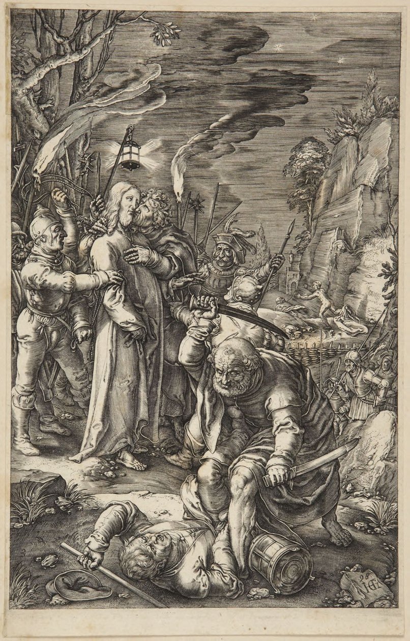 La traición a Cristo de Hendrick Goltzius
